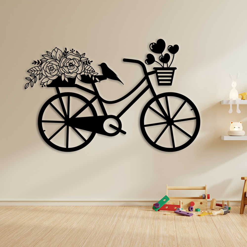 bicycle beautiful metal wall decor
