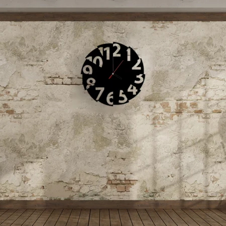 cut metal wall clock kuch khaas metal wall decor home decor in pakistan, Cut Metal Wall Clock