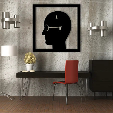 solution motivational art exclusive metal wall hanging