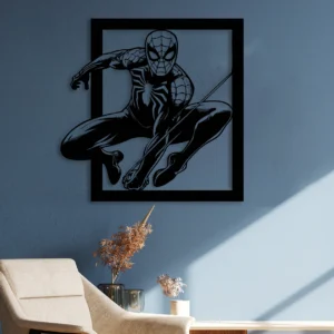 spider man comic universe metal wall decor