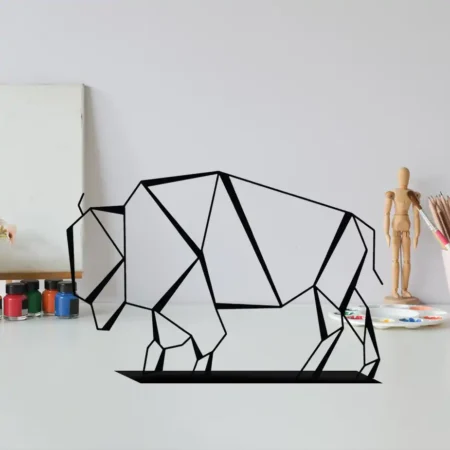 the bull metal table art