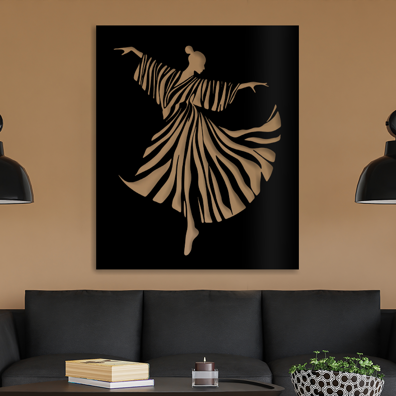 the dancer dance inspired metal wall decor