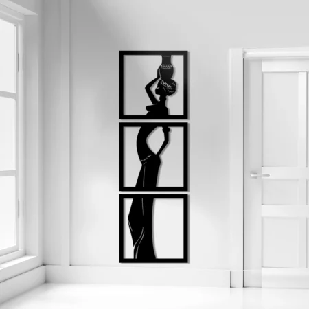 tribal african women home decor kuch khaas metal wall art wall art decor home decor in pakistan - collection