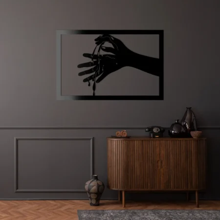 wash away creative metal wall art