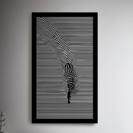zebra crossing exclusive metal decor