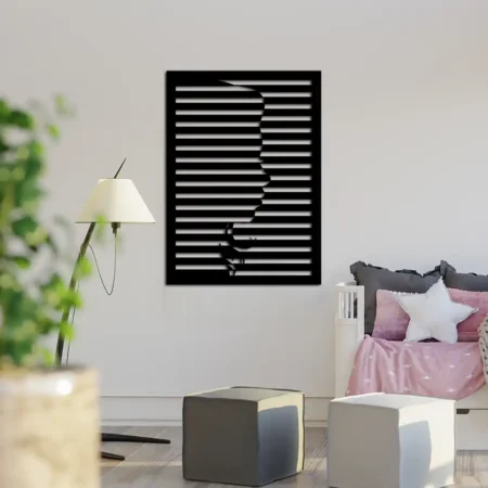 she feminine strength metal wall art