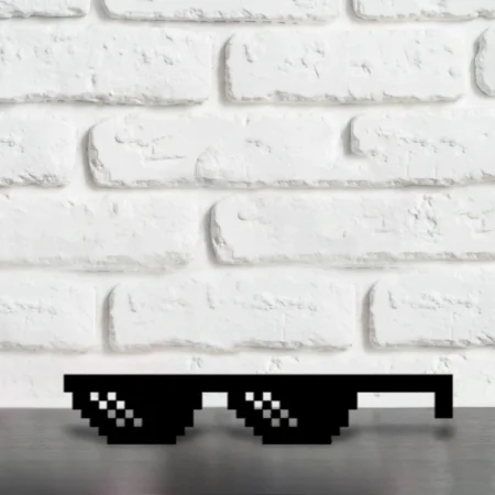 swag glasses metal table decor