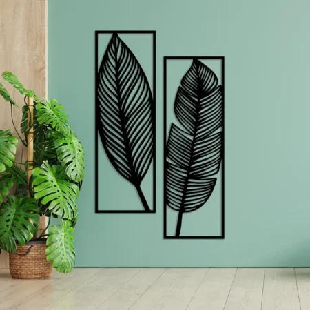 leaves double metal panel