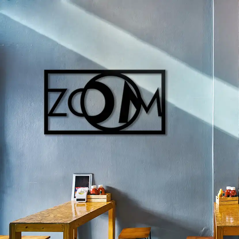zoom metal wall art