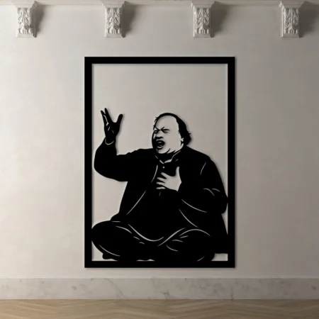 Nusrat Fateh Ali Khan - Kuch Khaas - Metal Wall Art - Metal Wall Decor - Best Home Decor in Pakistan