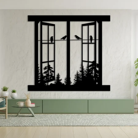 Outside the Window - Kuch Khaas - Metal Wall Decor - Exclusive Metal Decor