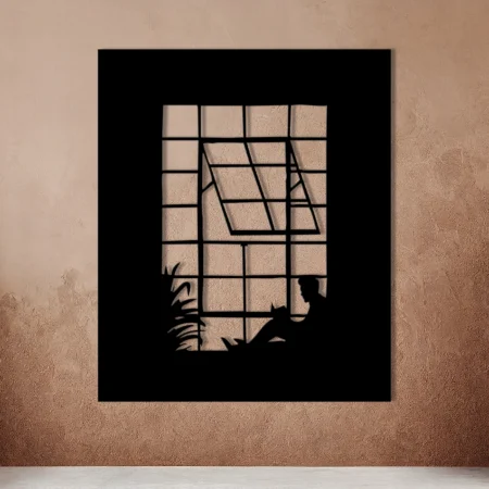The Window Metal Art, Home decor, Metal Wall Art
