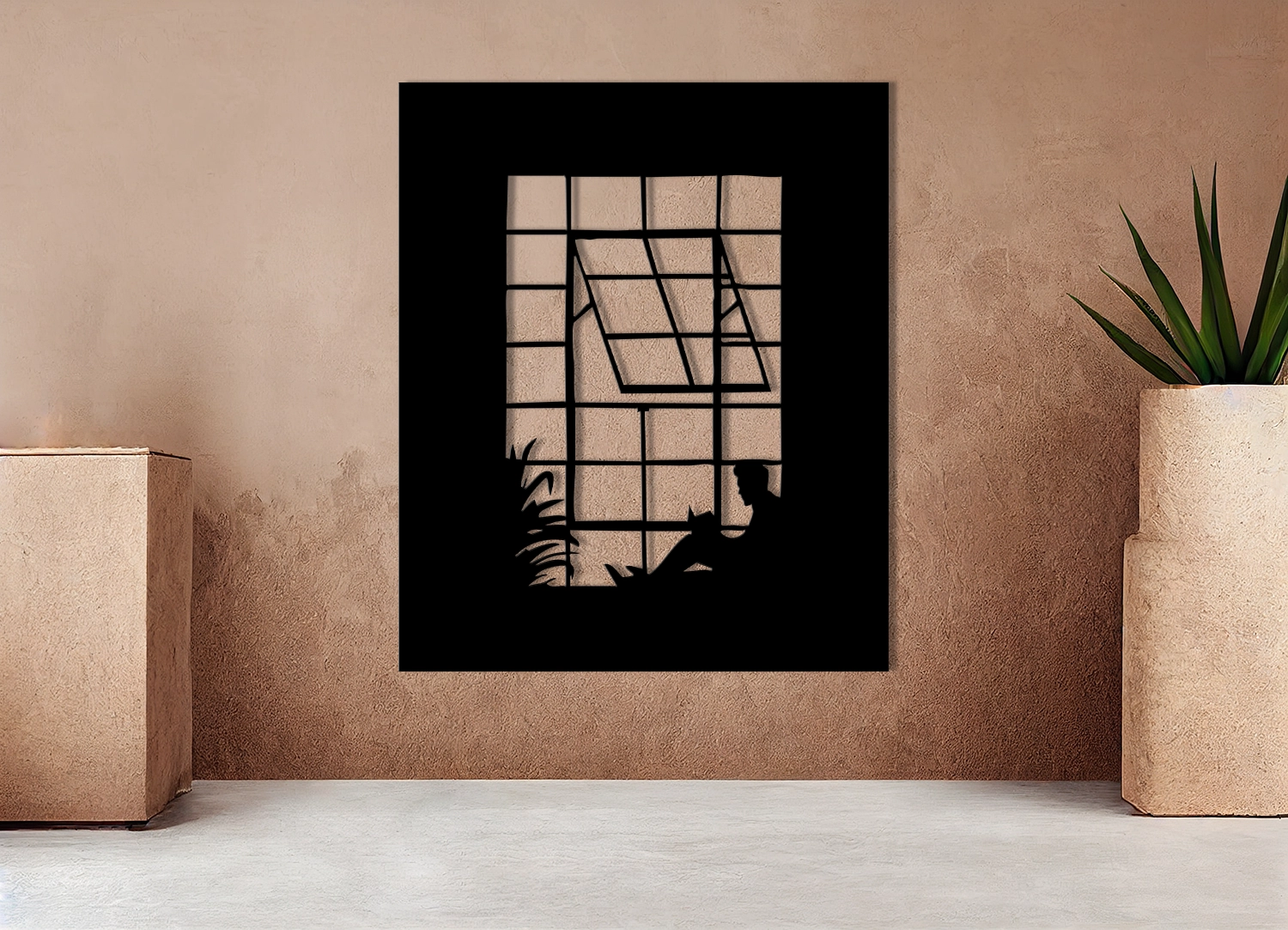 The Window - Metal Wall Decor - Metal Wall Art - Best Metal Art in Pakistan - Exclusive Metal Decor