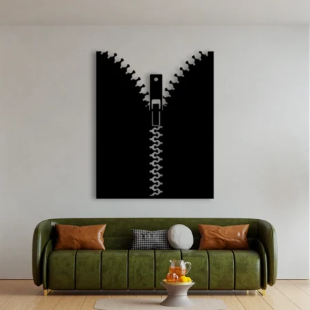 Zipper Metal Wall Art, Metal Wall Hanging, Kuch Khaas, Metal Wall Art