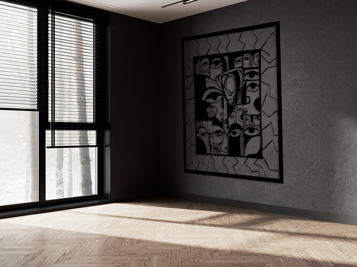 Many eyes watching - Kuch Khaas - Metal Wall Decor - Metal Wall Art - Best Metal Art in Pakistan - Metal Decor - Exclusive Metal Decor