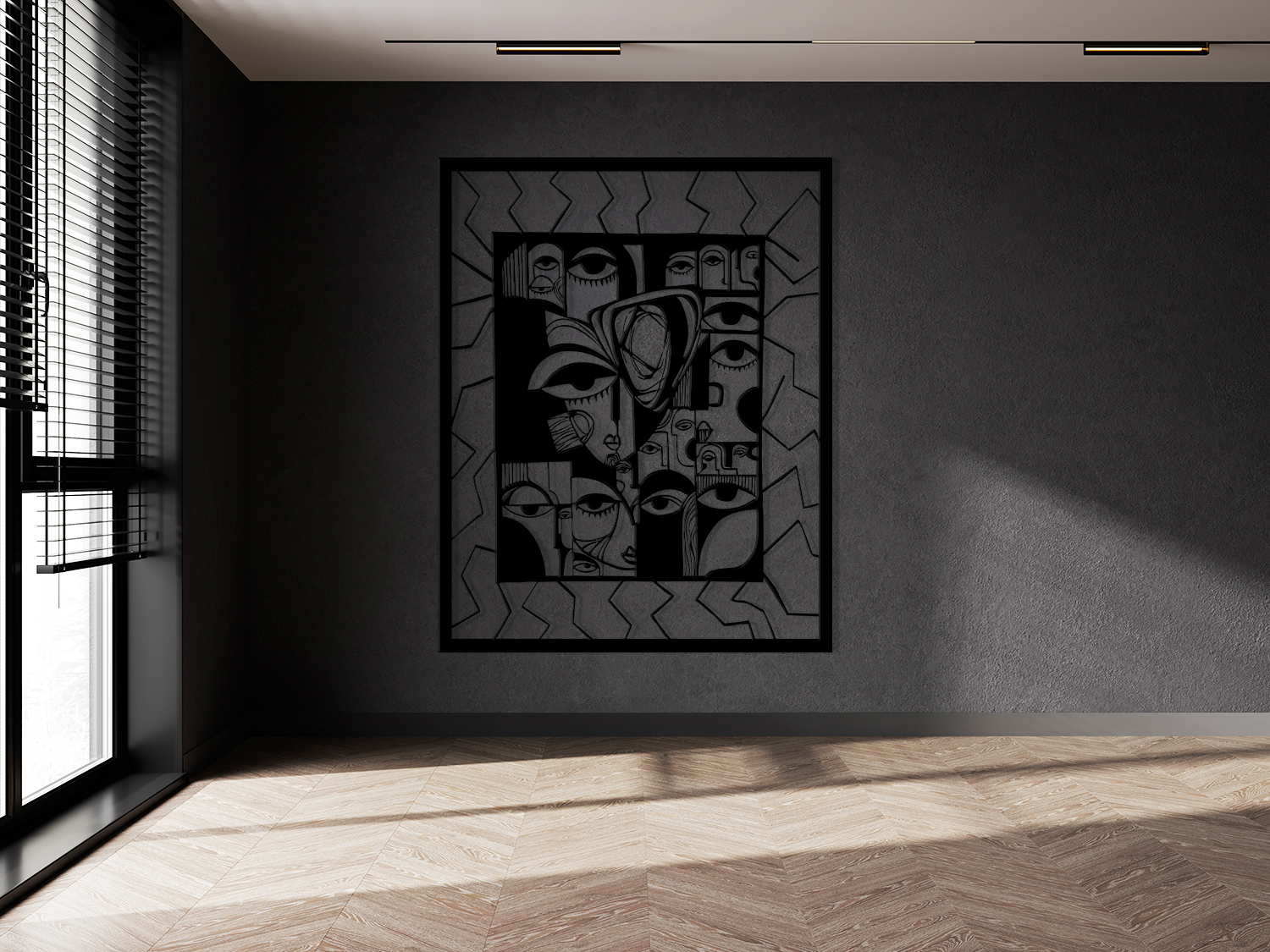 Many eyes watching - Kuch Khaas - Metal Wall Decor - Metal Wall Art - Best Metal Art in Pakistan - Metal Decor - Exclusive Metal Decor